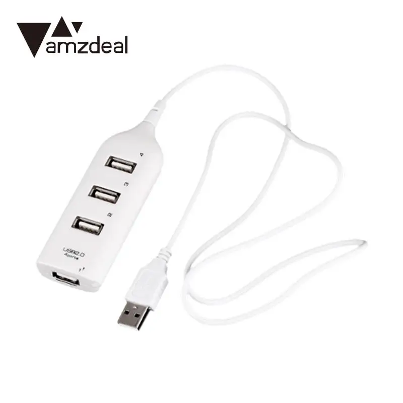 4 порта usb-хаб сплиттер адаптер расширения конвертер высокоскоростной* для ПК ноутбука