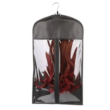 Портативный для наращивания волос носитель хранения пыленепроницаемый мешок парик висячий мешок с вешалкой FPing