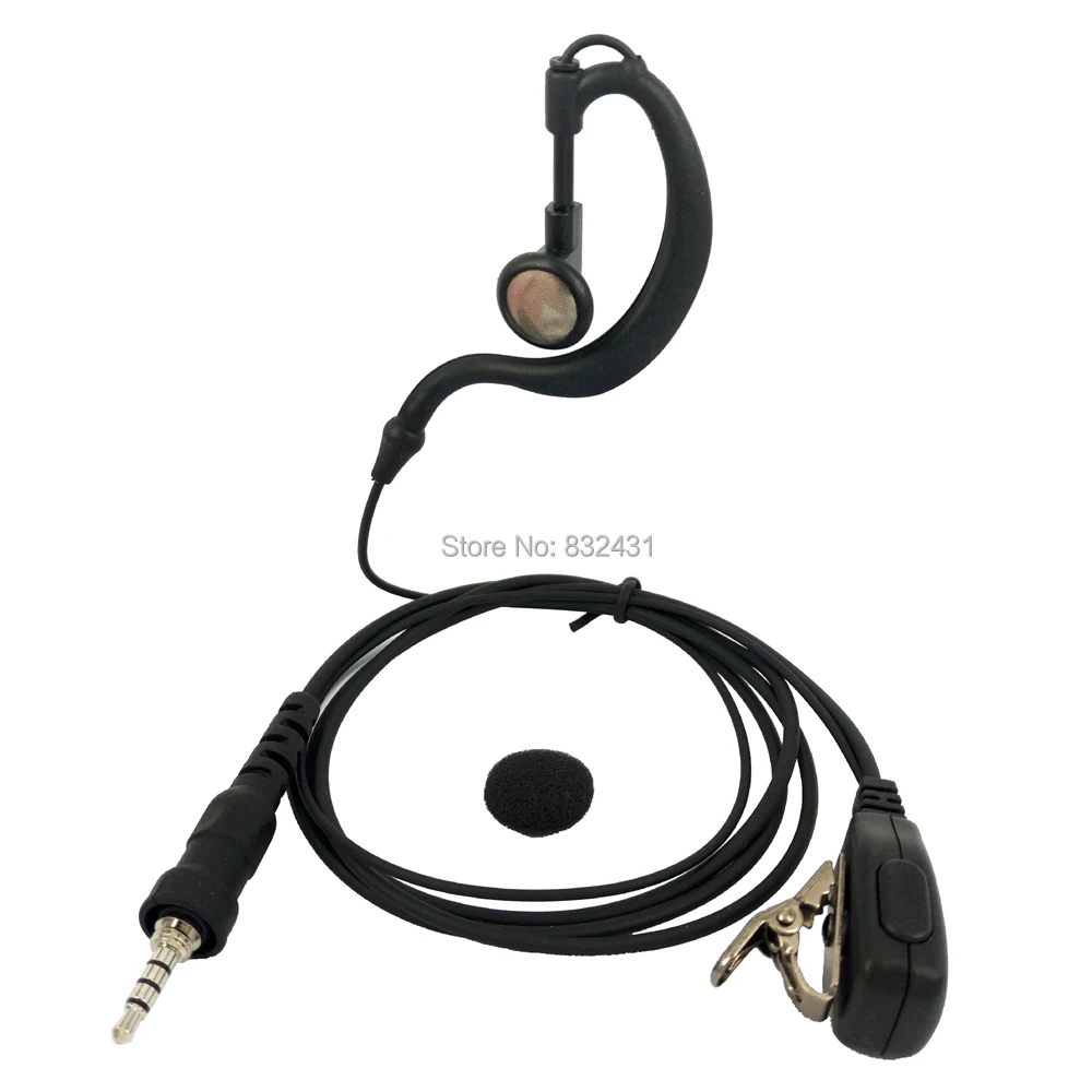 Earpiece Mic for Yaesu Vertex VX-6R VX-7R Walkie Talkie 1