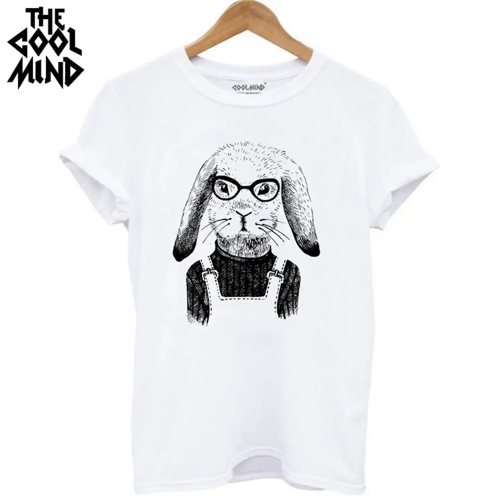 COOLMIND WQ0101B хлопковая повседневная женская футболка с коротким рукавом, Повседневная Свободная Женская футболка с круглым вырезом и принтом милой панды - Цвет: BS