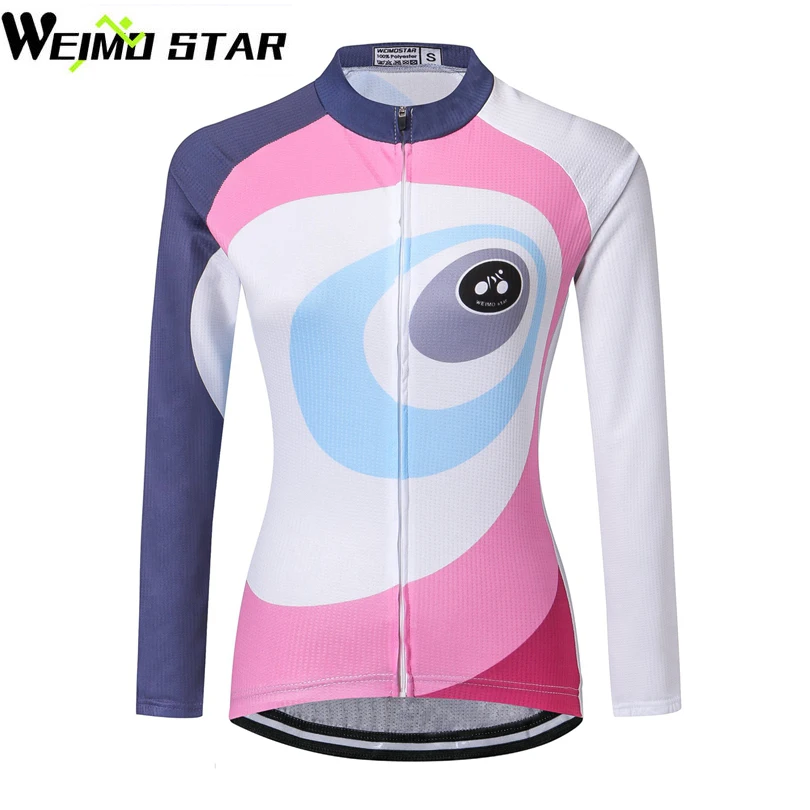 Weimostar Team Pro Women's Riding Jersey Ropa Ciclismo Long Sleeve