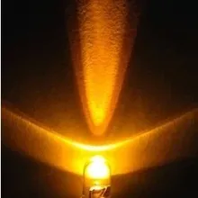 1000 шт./лот 5 мм желтый светодиод 5 мм Белая светодиодная лампа 5 мм желтый светильник Led