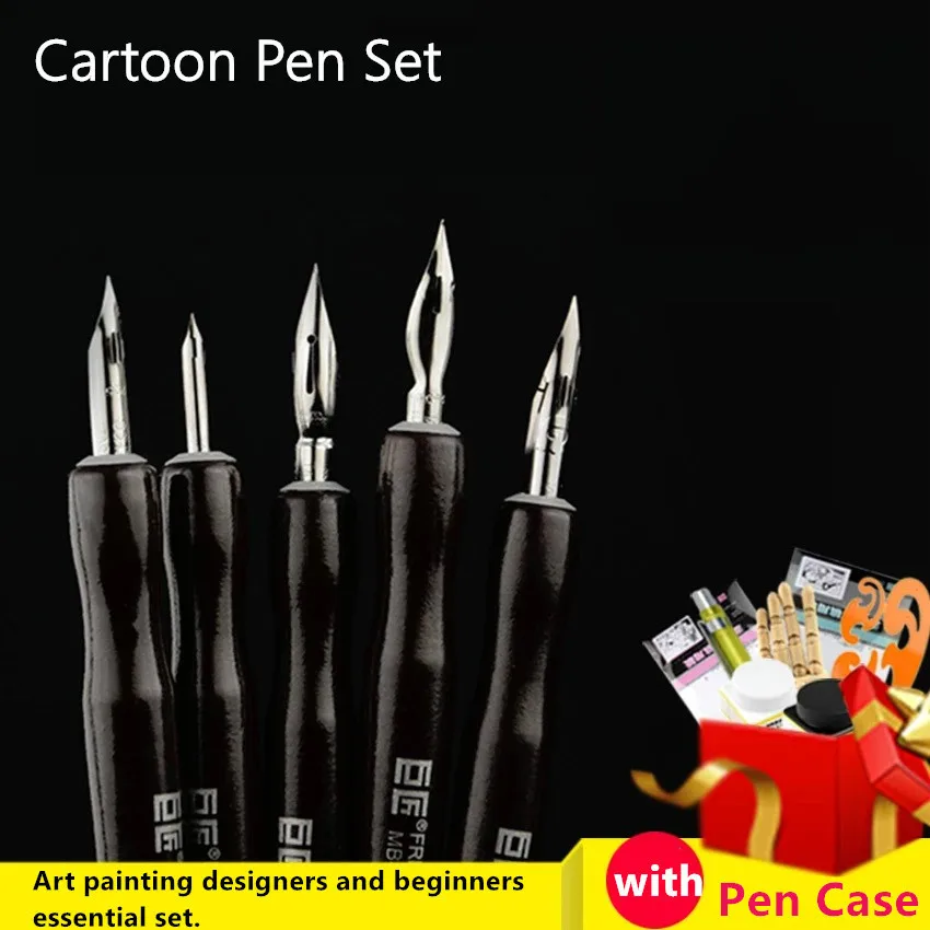 Japan Dip Pen Fountain Pen Cartoon Line Drawing Marking Pen G D Nib Round Tip Professional