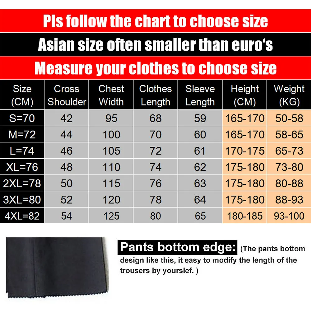 Jacket + Pants Men Formal Business Suits Pants Chinese Tunic Suits Black New Arrival Traditional Mandarin Plus Size XXXXL F048 2