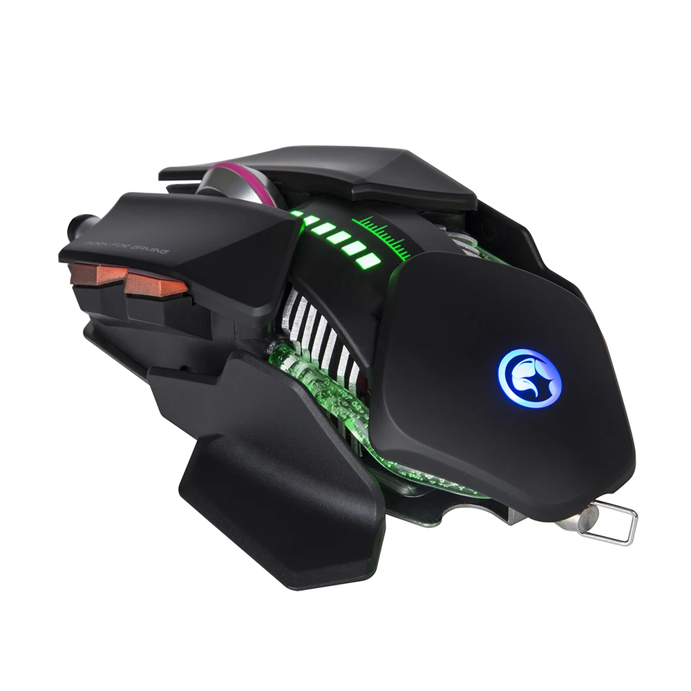 MARVO G980 игровая мышь 6 кнопочный светодиодный светильник проводная регулируемые dpi