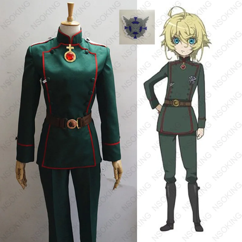 Сага о Тане злом маскарадный костюм Youjo Senki Tanya von Degurechaff | Тематическая одежда и