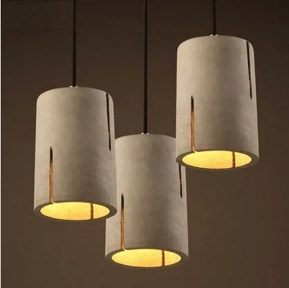 Creative Cement Droplight Loft Vintage Pendant Light Fixtures Led Creative Cement Droplight Loft Vintage Pendant Light Fixtures Led Hanging Lamp For Dining Room Indoor Lighting Res De Sala In Lights From