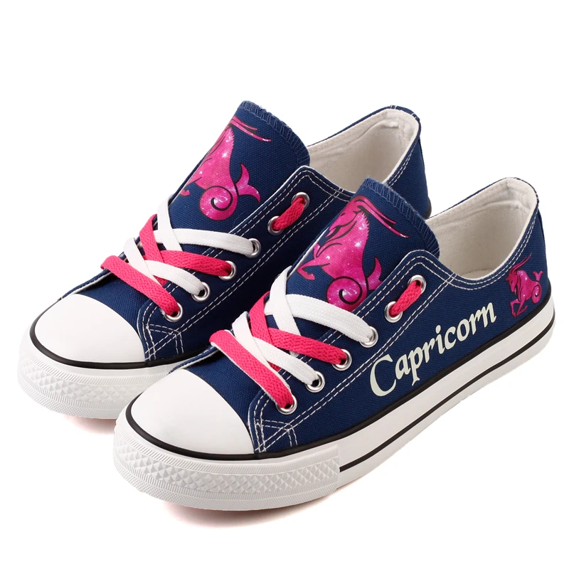 

Fantasy Hand Printing Capricorn Constellation Canvas Shoes Superstar Graffiti Casual Flat Shoe Customized Oxford Shoes for Women