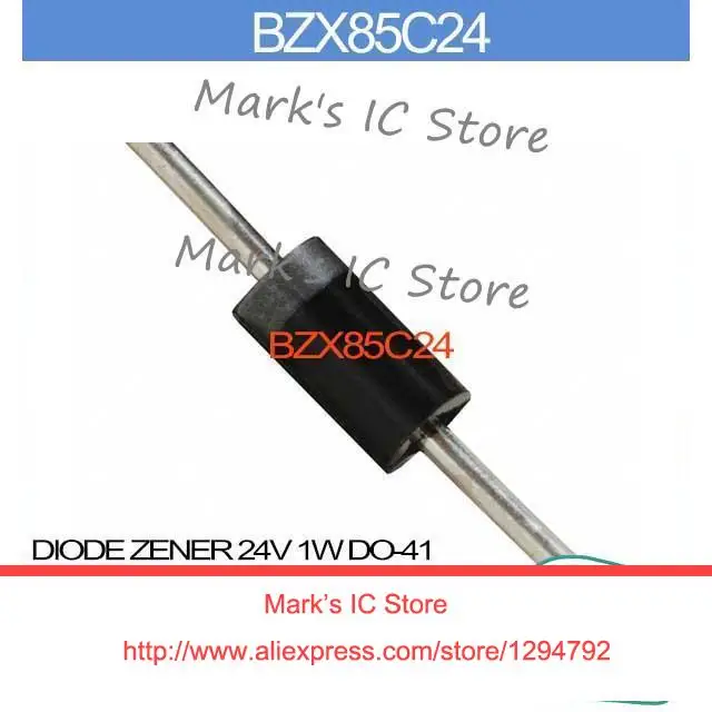 BZX85C24 DIODE ZENER 24V 1W DO 41 BZX85C2 85C2 BZX85 85C24 BZX8 85C24 ...