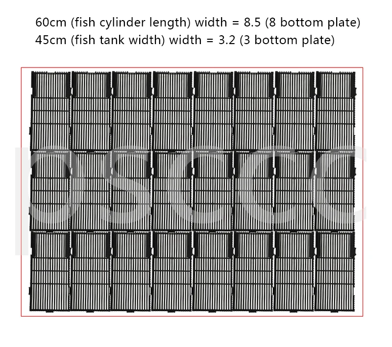 Аквариум Нижняя Майка фильтр снизу фильтр аквариум Нижняя плиты фильтр может быть свободно собран фильтр пластины