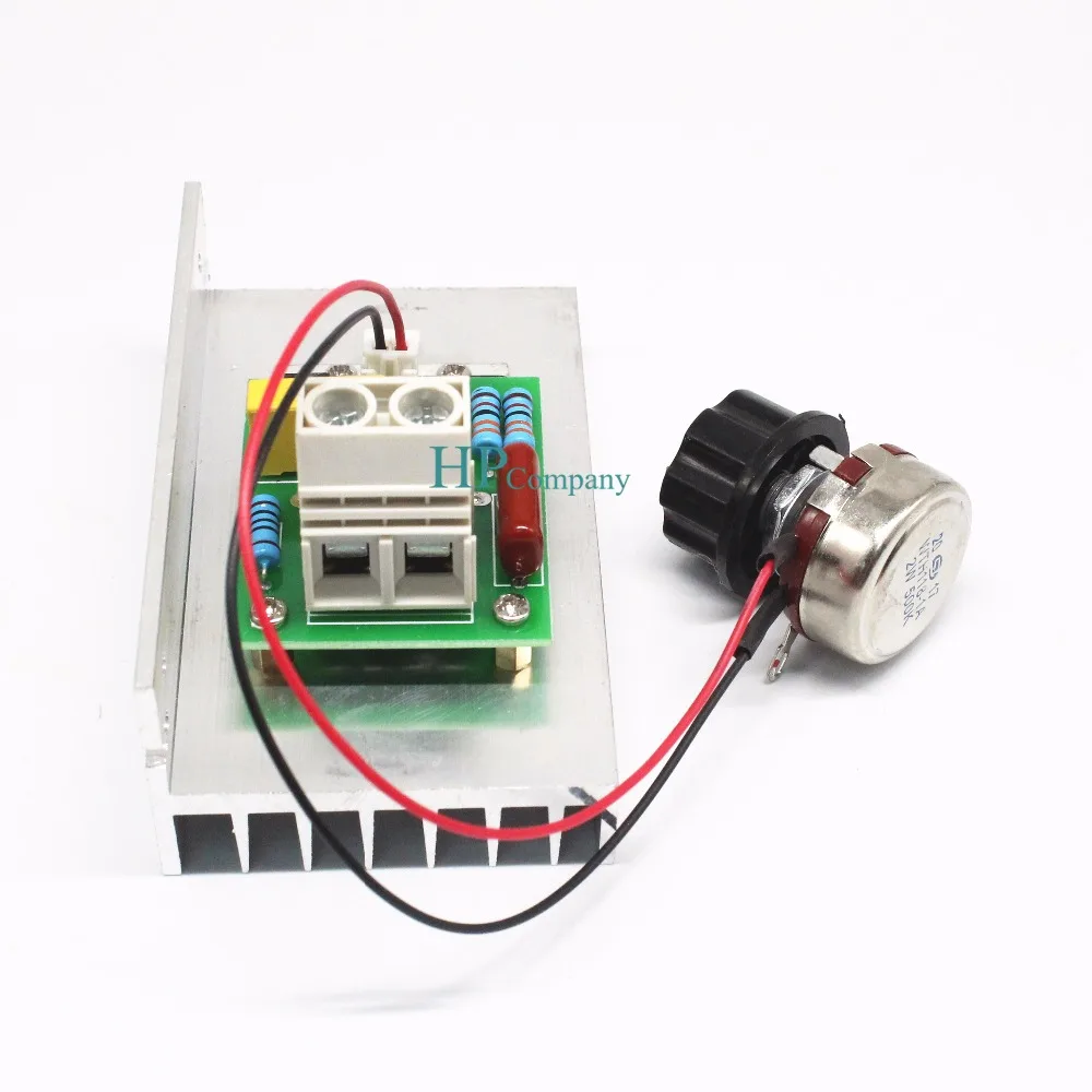 AC 220V 10000W SCR Electronic Voltage Regulator 10-220V Thermal Fuse For Speed Control Dimmer Thermostat | Электронные