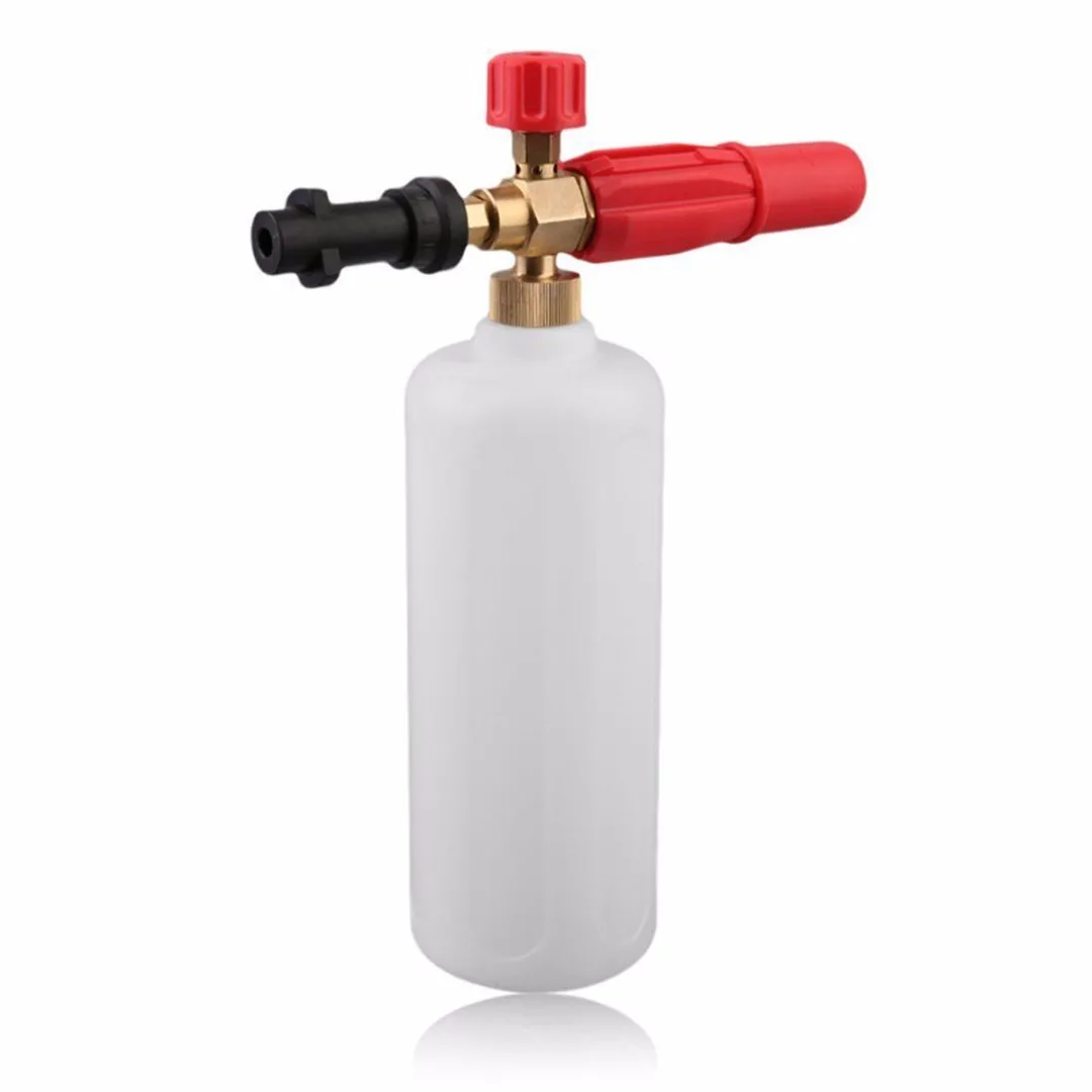 

1Pc Adjustable Foam Lance High Pressure Snow Foam Nozzle Injector Lance Bottle 1L for Car Cleaning Washing