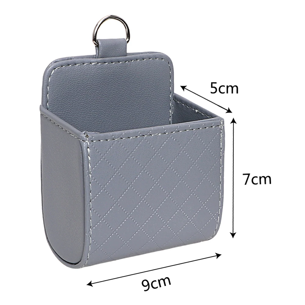 YOSOLO Universal PU Leather Storage Bag Outlet Vent Tidy Storage Pocket Car Organizer Car-styling YOSOLO Universal PU Leather Storage Bag Outlet Vent Tidy Storage Pocket Car Organizer Car-styling