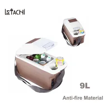 LSTACHi автомобильный холодильник 9л автомобильный холодильник мини Холодильный шкаф морозильная камера 12 В 5 до 65 градусов для универсальных автомобилей