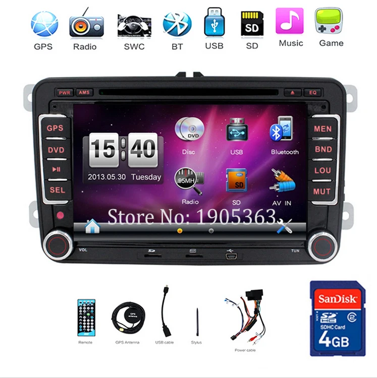 Автомобильный dvd gps плеер для VW GOLF 5 Golf 6 поло PASSAT CC JETTA TIGUAN TOURAN EOS bluetooth Радио 2 Din
