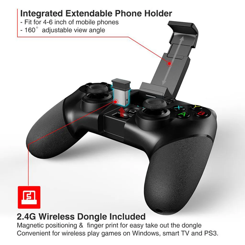 IPEGA беспроводной игровой контроллер Bluetooth с 2 4G приемник для Android IOS мобильных