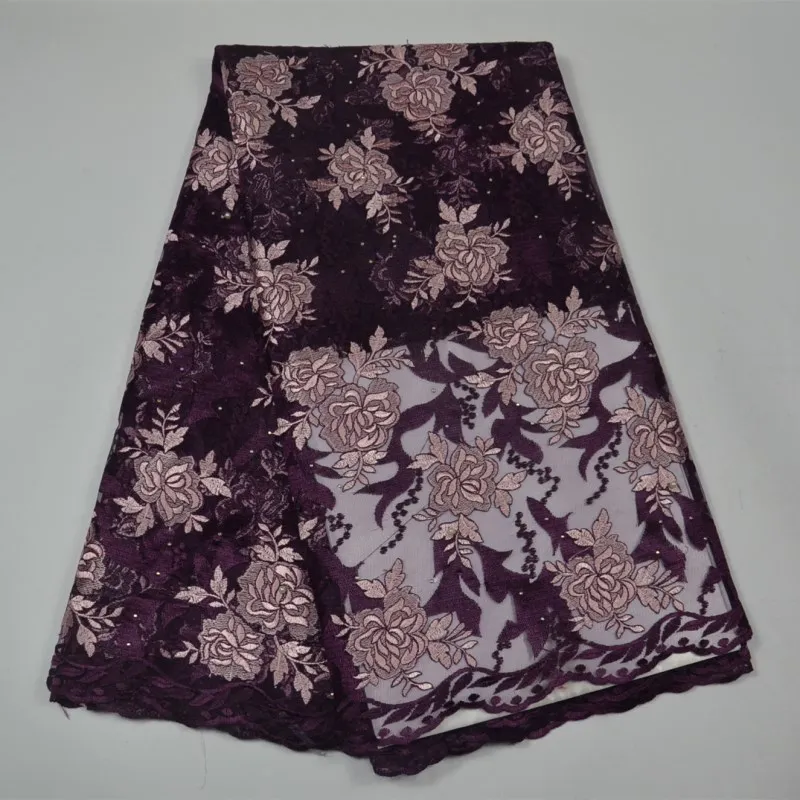 

2018 Beautiful Beads Net Lace Fabrics New French Lace With Sequins Latest French Lace Luxury Dress Fabrics For lady Party -30