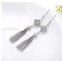 

beaded earrings wedding drop earring trendy earrings 925 sterling silver