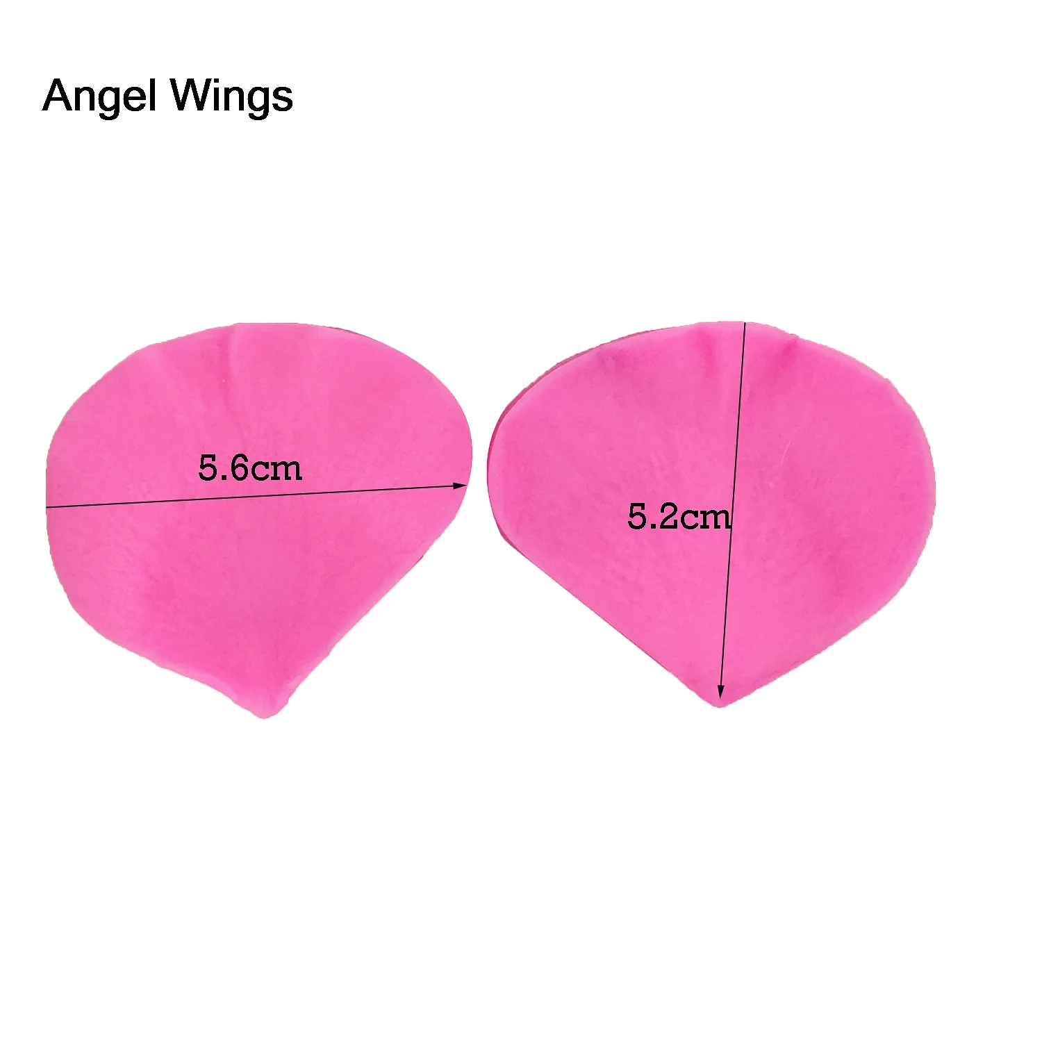 Angel Wings Food grade 3D силиконовая форма для помадки торта тиснение в виде лепестков розы