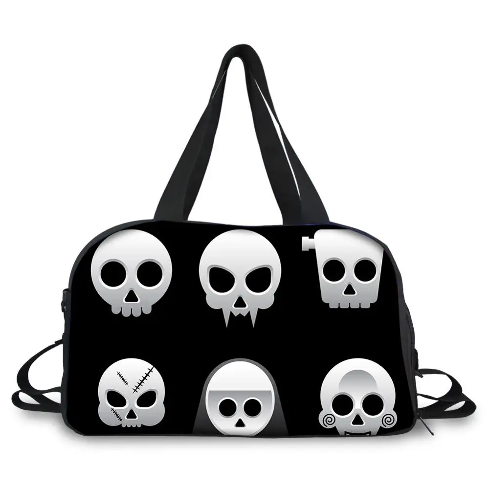 Thikin Skull большая сумка для путешествий, крутая сумка для девочек, сумка для хранения, сумки для женщин, леди, большие деловые Чехлы для дома, ассорти багажа