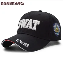 Новая мужская тактическая бейсбольная кепка SWAT вышивка письмо Snapback шляпа папы костяная мужская летняя спортивная армейская солнцезащитная Кепка Дальнобойщик черная Gorras