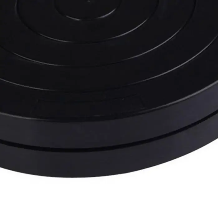 Практичный 18 см черный пластиковый поворотный стол многоцелевой глиняный скульптурный инструмент 360 гибкое вращение FPing