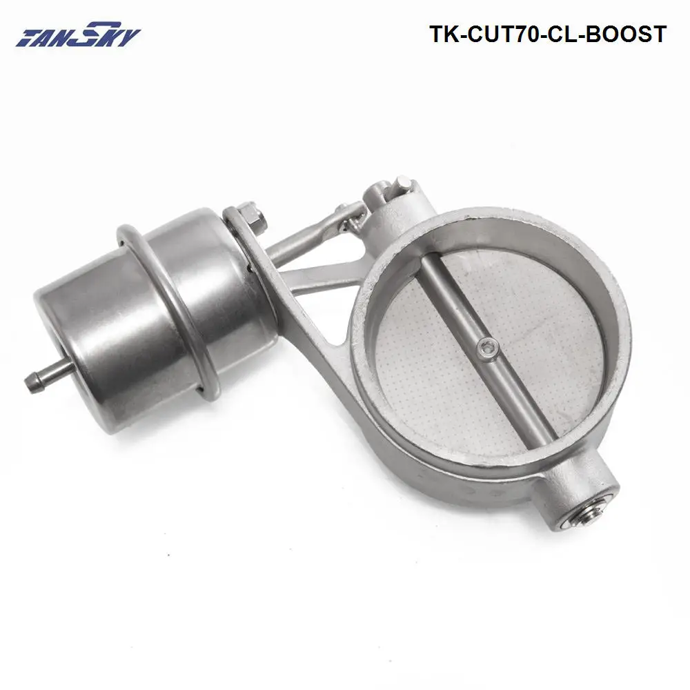 

Boost Activated Exhaust Cutout/Dump 70MM CLOSED Style Pressure: about 1 BAR For FORD MUSTANG 3.8L V6 TK-CUT70-CL-BOOST
