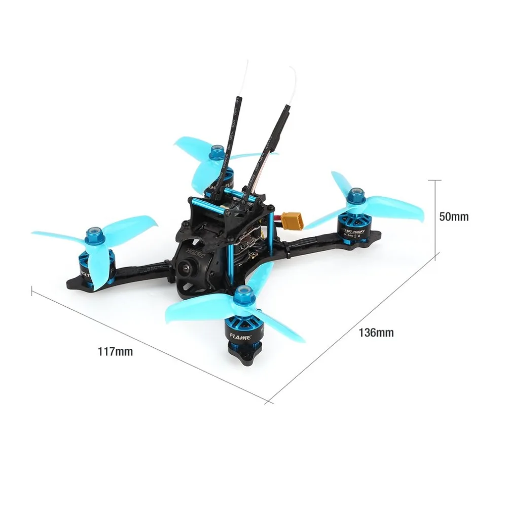 HGLRC XJB-145MM FPV Racing Drone с OSD омнибус F4 28A 2-4 S blheli_s ESC 25/100/200/350 МВт переключаемый VTX БНФ Версия