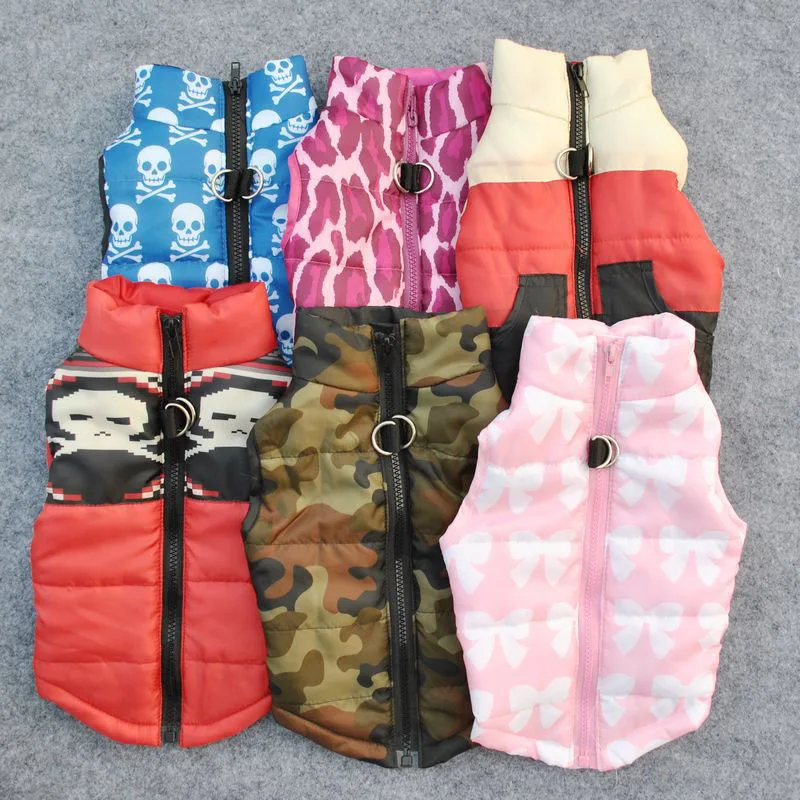 

JORMEL Fashion Autumn Winter Warm Pet Dog Clothes Vest Harness Puppy Coat Jacket Apparel Puppy Coat Small Dog costume 10 Color
