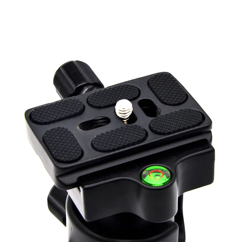 

Tripod Ball Head Aluminum Alloy Ballhead Panoramic Sliding Rail Head with 2 Built-in Spirit Levels 8899