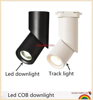 

YOU 6W 10W 14W 24W COB Led downlight Surface mounted AC85-265V Adjustable to 90 degrees Spot light LED Ceiling Lamp