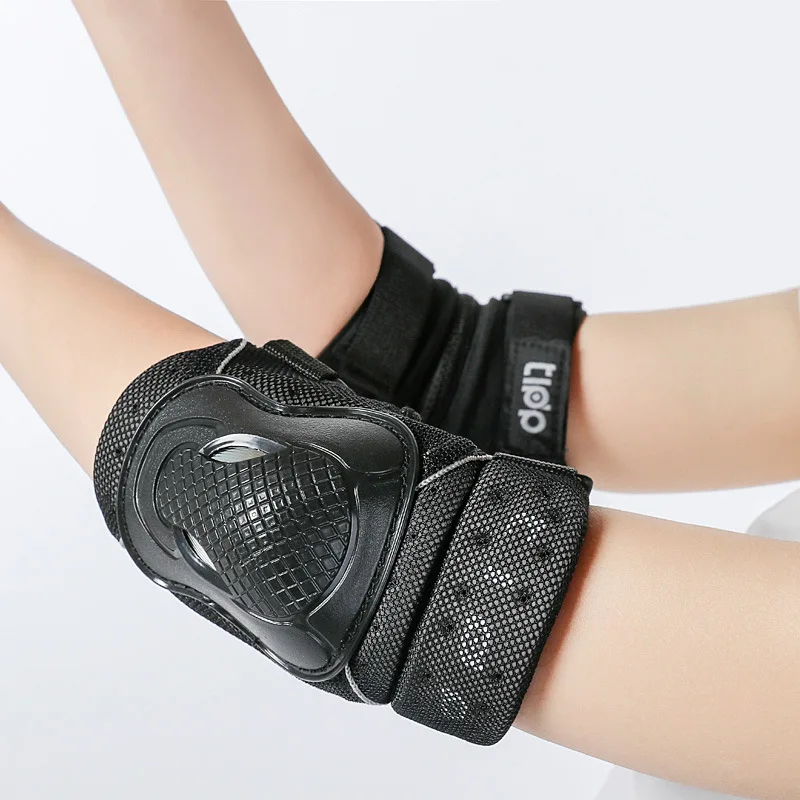 جديد 6 في 1 مجموعة المعصم الكوع و الركبة منصات الكبار الطفل زلاجات دوارة التزلج التزلج حماية مجموعة المتطرفة الرياضة أداة الحماية الكهربائية