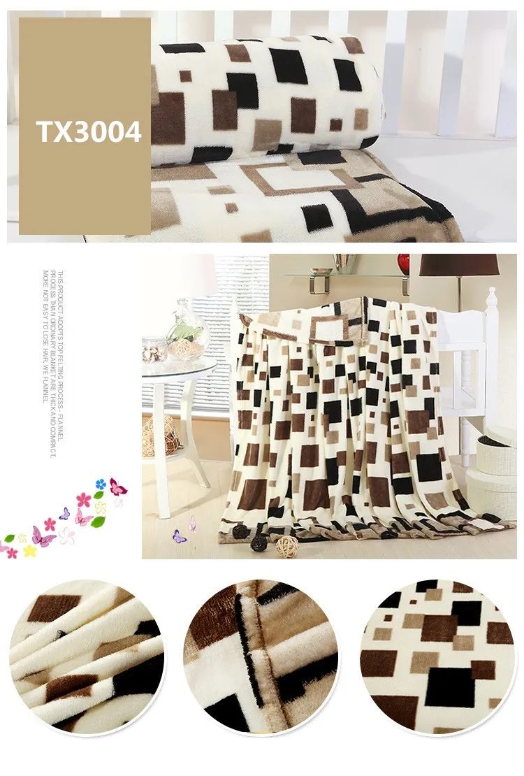 Квадратный плед в японском стиле с принтом 200 см X 230 см больничный геометрический шоколад Ручная стирка теплое фланелевое одеяло на кровать