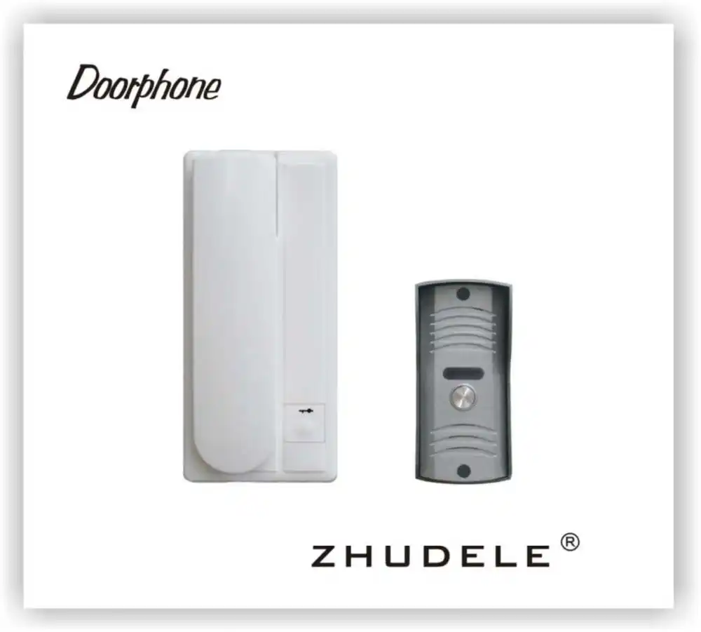 Zhudele Recien Llegado Intercomunicador Para El Hogar Timbre De