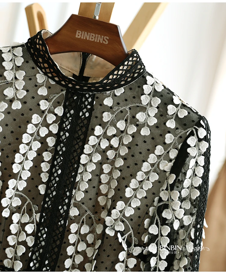 Распродажа Вадим размера плюс длинное платье новое поступление Vestidos De Fiesta офисное женское темпераментное кружевное Сетчатое платье с высокой талией для женщин