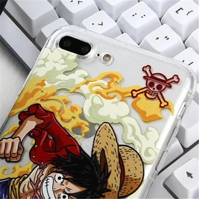 One Piece Luffy Roronoa Soft TPU Back Cover Case For Coque iPhone 7 7plus 6 6s 6Plus 6plus