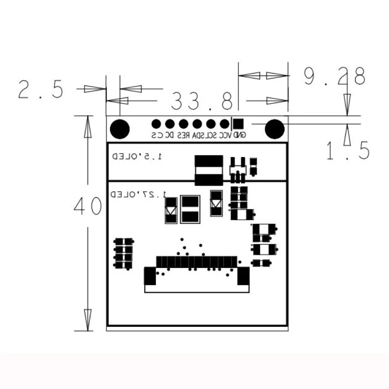 1,5 дюймовый цветной oled-экран SSD1351 128X128 RGB SPI для 51 STM32 Arduino FZ2209