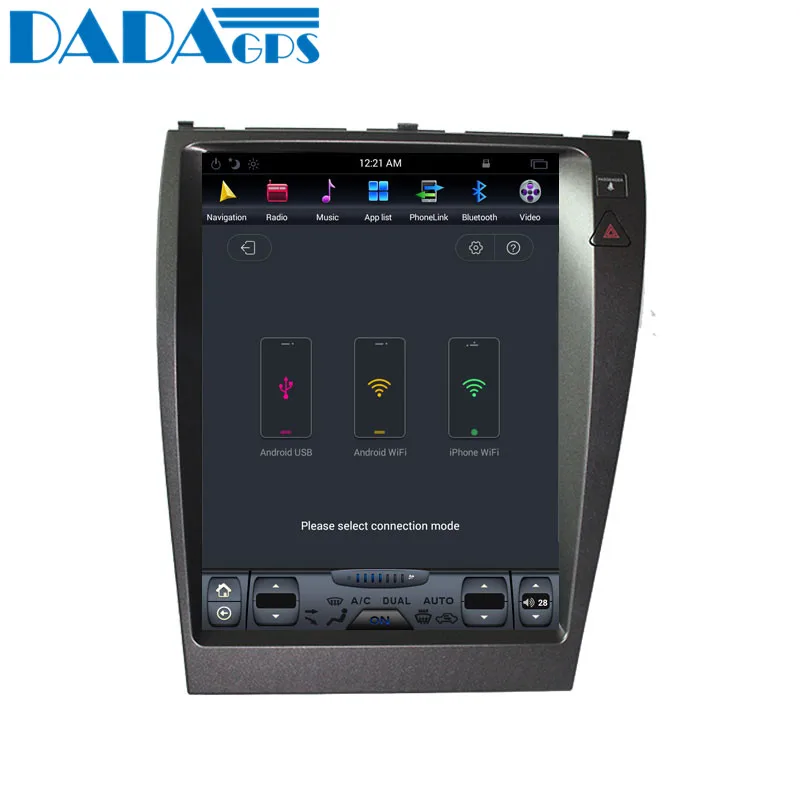Экран 12 1 &quotв стиле Tesla IPS Android 6 0 для Lexus ES240 ES250 ES300 ES330 ES350 2006 2012 радио GPS навигация