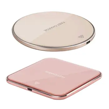 

Alloet Universal Qi Wireless Charger Wireless Charging Pad Transmitter Adapter Pad For iOS Android Samsung Galaxy S8