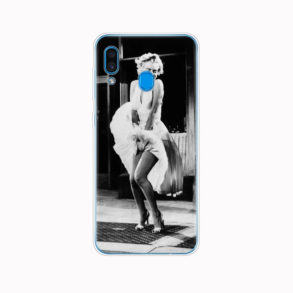 Чехол для Samsung A50 чехол Galaxy A60 A10 A30 A40 A70 A 50 2019 A9 A7 2018 Одри Хепберн Мэрилин
