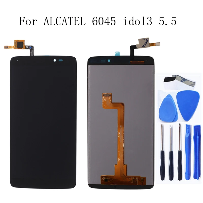 

For Alcatel 5.5" One Touch Idol 3 5.5 6045 OT-6045 6045K 6045Y LCD Digital Converter Component Screen Repair Accessories + Tools