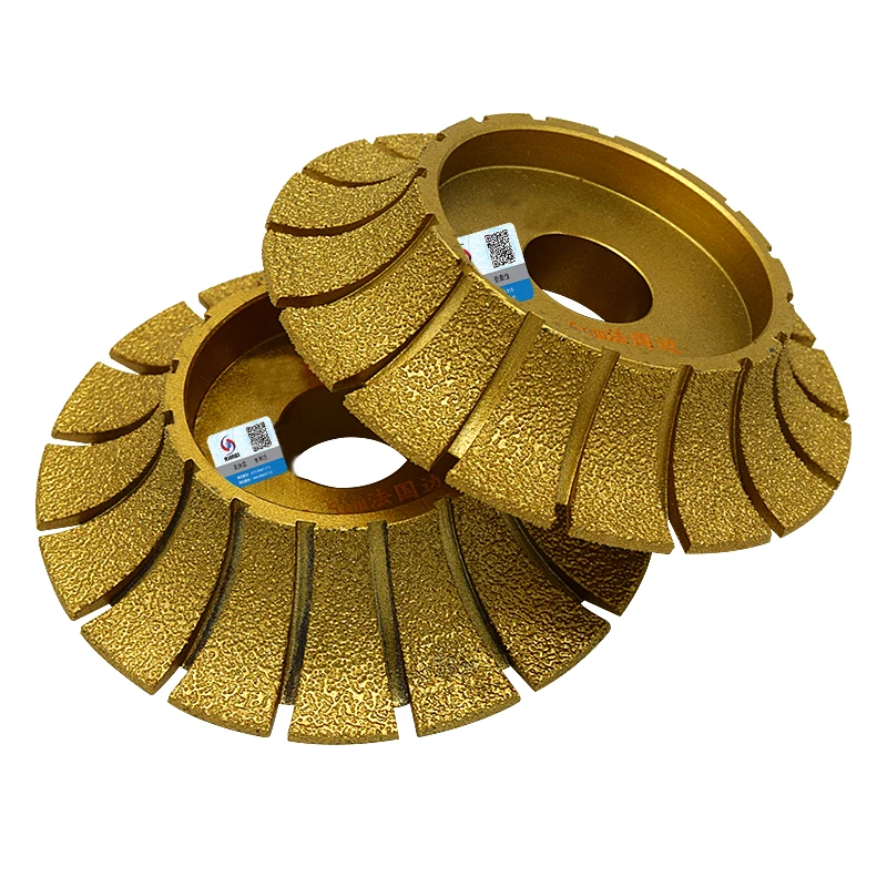 Koop RIJILEI 140mm * 30mm Solderen Diamant profilering wielen voor marmer en Graniet Haakse Slijper slijpschijf Marmer rand discs MX45