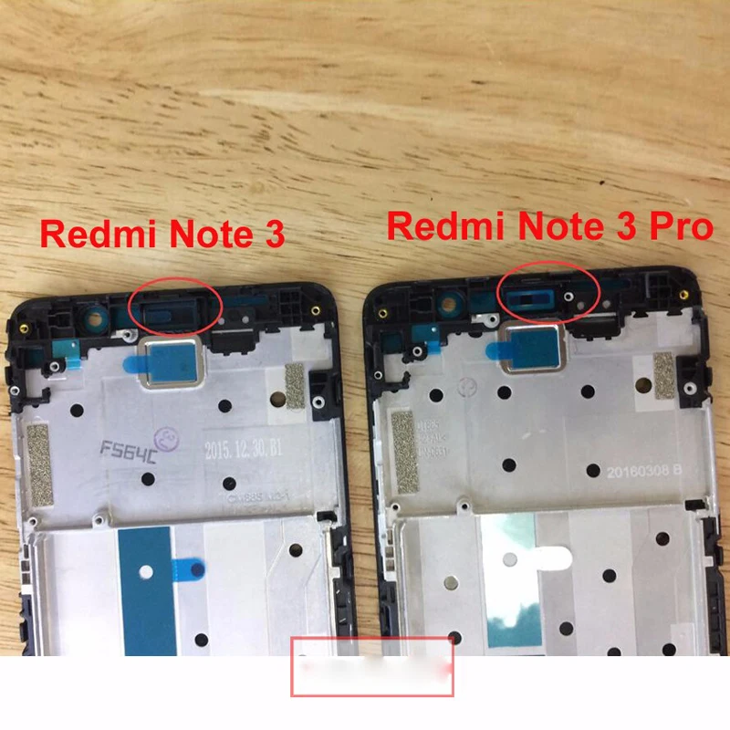 

For Redmi Note 3 Note3 Front LCD Housing Middle Faceplate Frame Bezel Replacement Parts for Xiaomi Redmi note 3 pro 150MM
