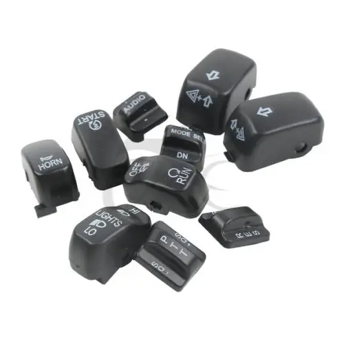 

Motorcycle Hand Control Switch Housing Buttons Caps For Harley Touring Electra Glide SOFTAIL DYNA FLHT FLHX FLHTC FLTRX 96-13