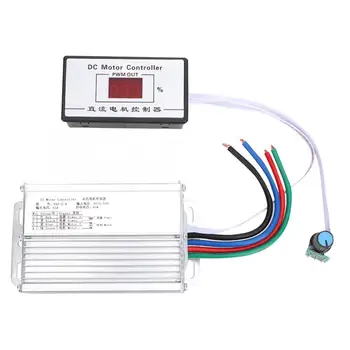 

12~60V Brush DC Motor Regulator Speed Controller 60A Digital Display Motor Speed Governor Regulator For Electric Bicycle Scooter