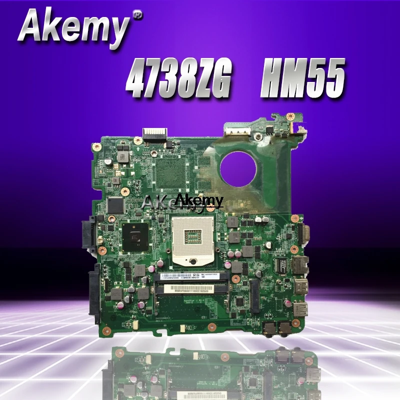 

DA0ZQ9MB6C0 MBR9Y06001 for Acer aspire 4738 4738G 4738Z 4738ZG Laptop motherboard Test HM55 DDR3 original mainboard