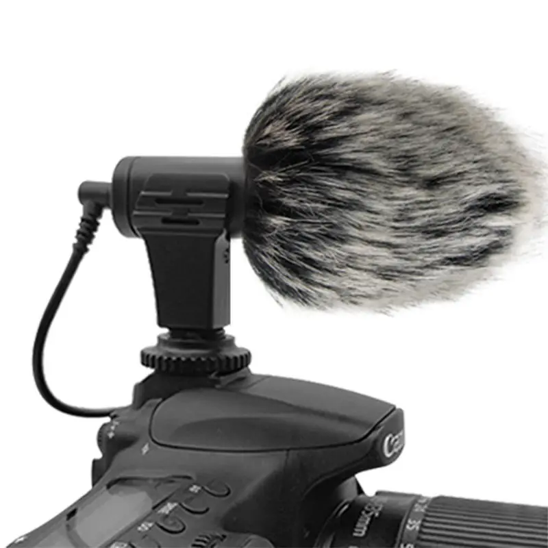 

Condenser Microphone Photography Interview Video Recording Mic for Mobile Phone/Nikon Canon SLR Camera Vlog Mic Filmmaking