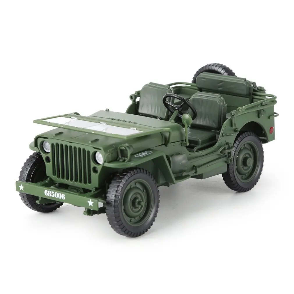 

Alloy Diecast 1:18 For Jeep Military Tactics Truck Car Model Opening Hood Panels To Reveal The Engine For Children Gift Toys