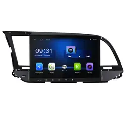 6,0 дюймов Android 10,2 автомобиль DVD видео плеер для hyundai Elantra 2016 gps навигации bluetooth Радио Wi Fi руль