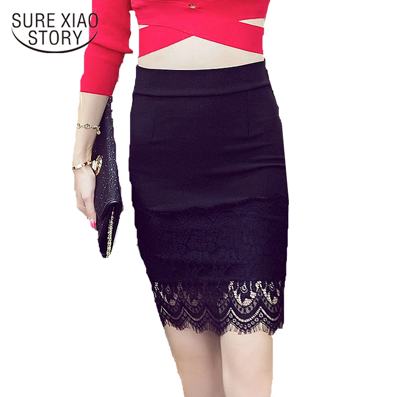 Aliexpress.com : Buy 2017 S 5XL Plus Size Black Pencil Skirt Women ...